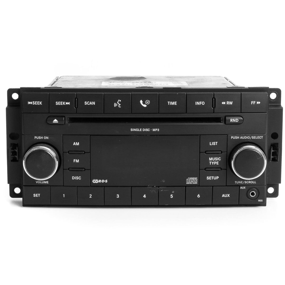 2008 Jeep Wrangler Dodge Caravan AM FM Radio CD Player AUX M24735