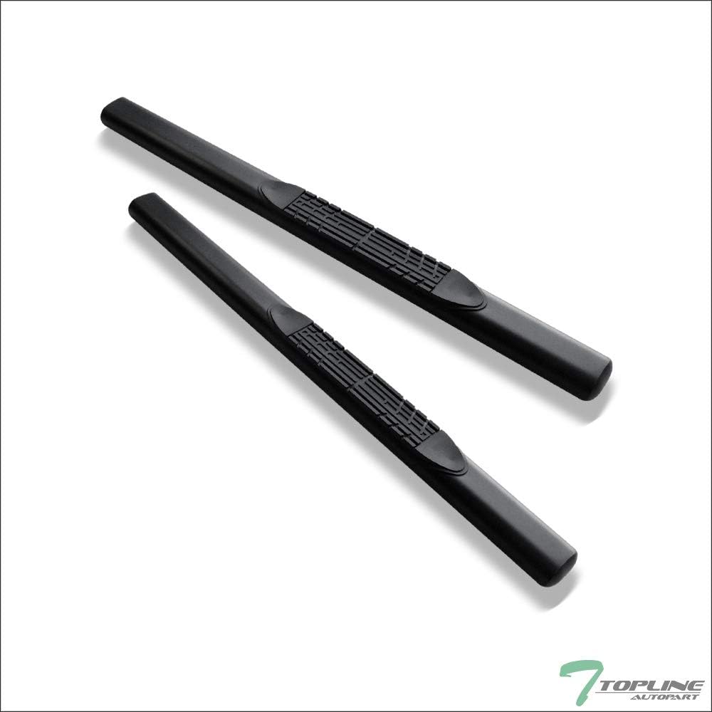 Oval Matte Black Side Step Nerf Bars Running Boards X9772