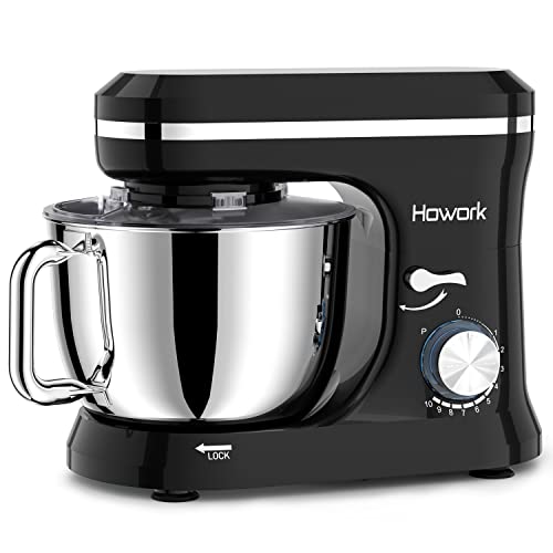 Blue Electric Stand Mixer with 6.5QT Stainless Steel Bowl C6130