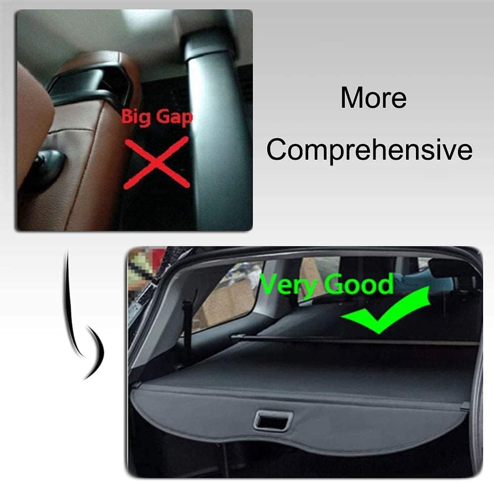 Black Retractable Cargo Cover G30275