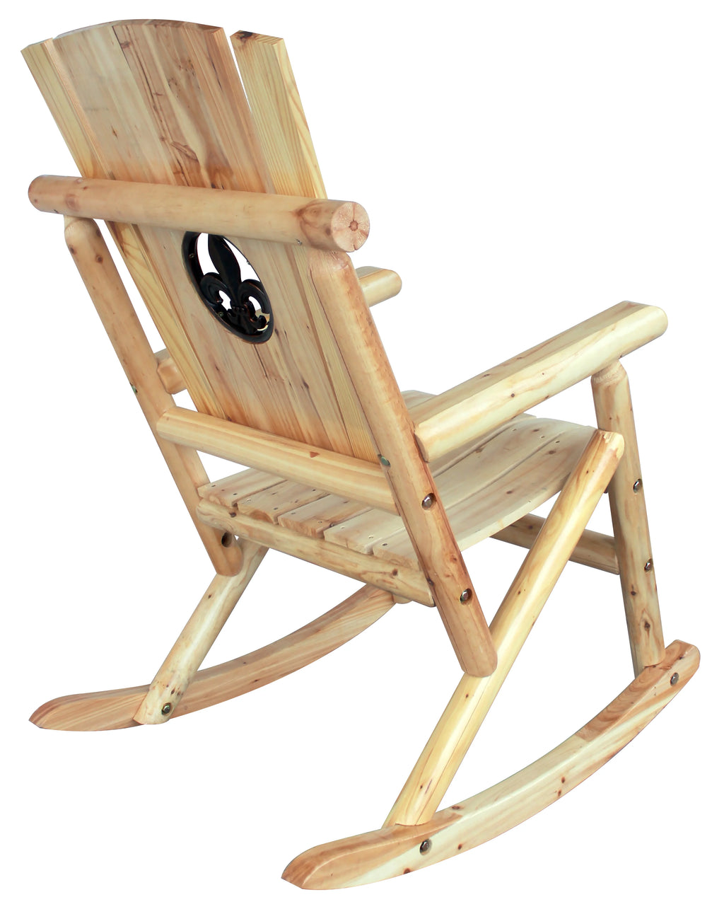 Natural Outdoor Wood Rocker S334332