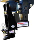 Gooseneck Air Hitch & Coupler, Square 4" Straight Pin 30K Coupler 9" Offset L58267
