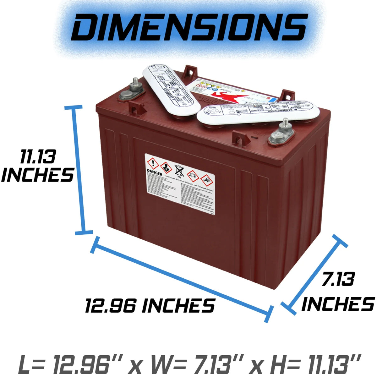 12 Volt 150 AH Deep Cycle Battery 6 Pack F853