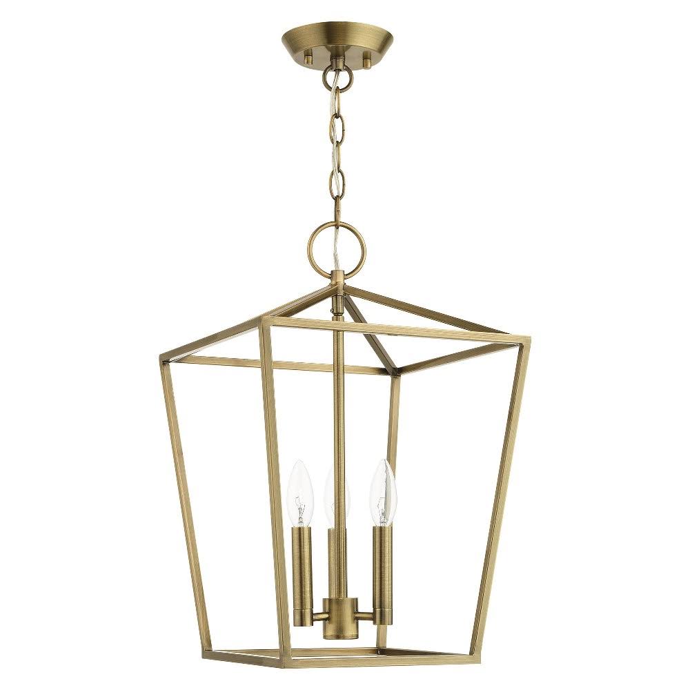 3 Light Black Convertible Lantern X994623