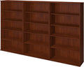 66H Bookcase Storage Wall in Hansen Cherry C922