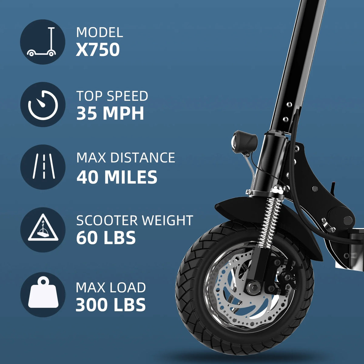 1300W Foldable Electric Scooter W727085