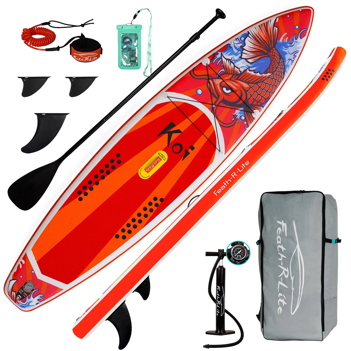 Inflatable Stand Up Paddle Board 11'6''x30''x6'' with Backpack Pump Paddle Q74298
