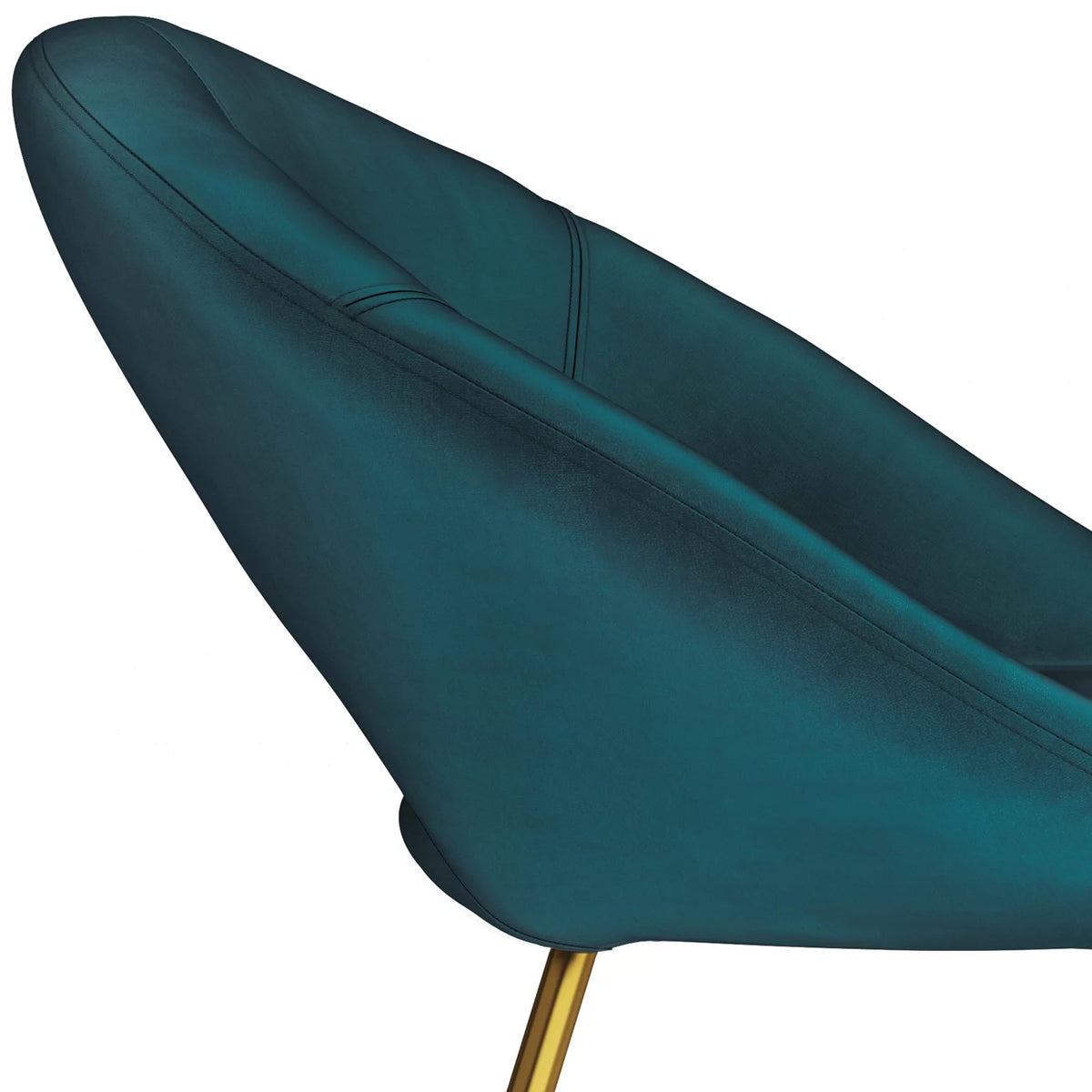 Teal Velvet Accent Chair E68235