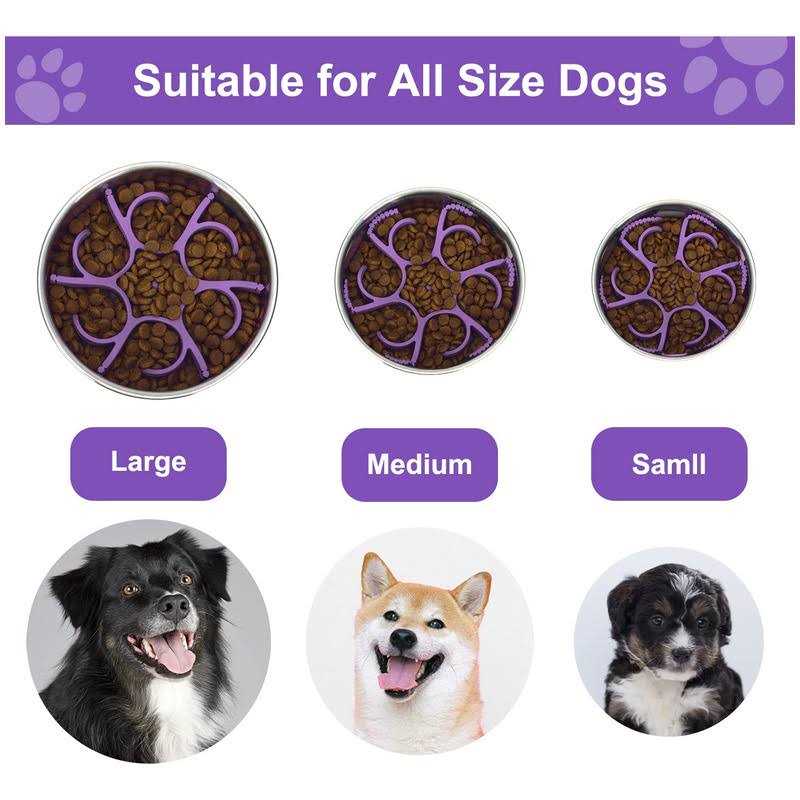 Silicone Spiral Dog Slow Feeder Dog Bowls Y1203