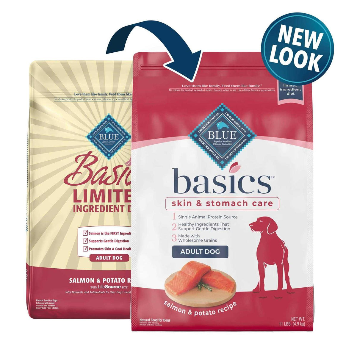 Salmon & Potato Skin Stomach Care Adult Dry Dog Food H679896