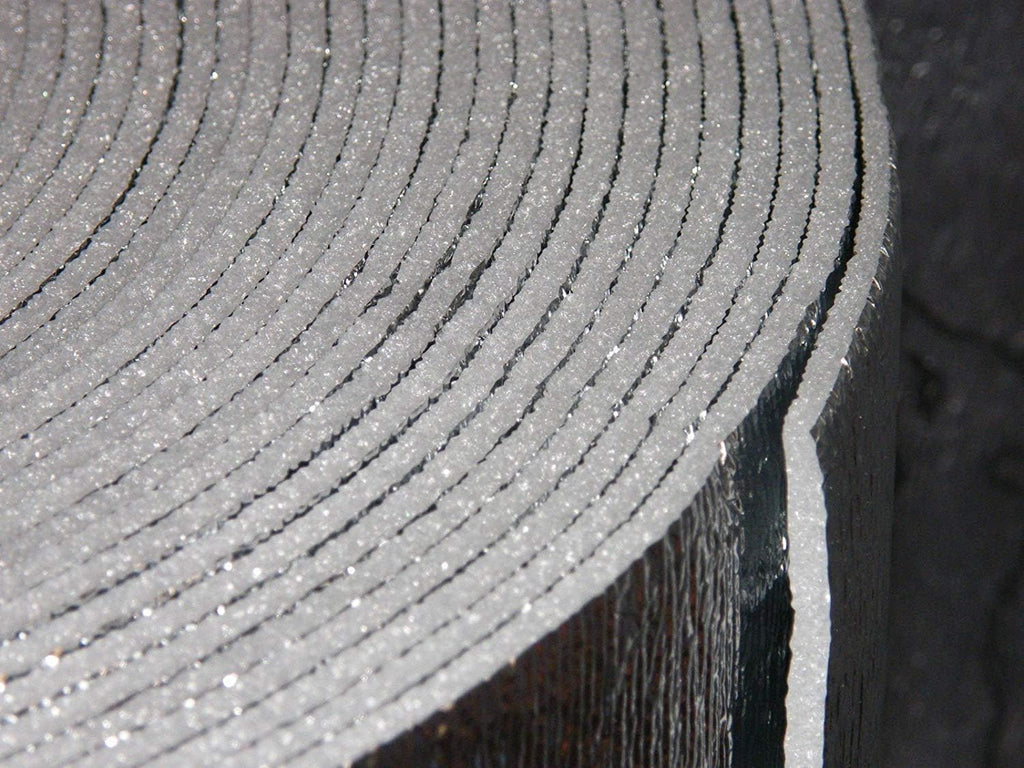 4' x 62' Roll (248 Sqft) Vehicle Insulation Sound Deadener & Radiant Heat Barrier Mat V982094