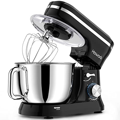 Blue Electric Stand Mixer with 6.5QT Stainless Steel Bowl C6130