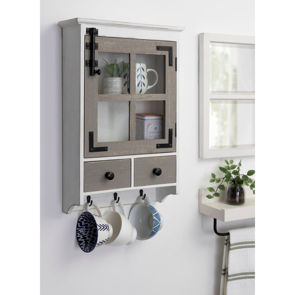 Brown Decorative Wood Wall Cabinet H7193