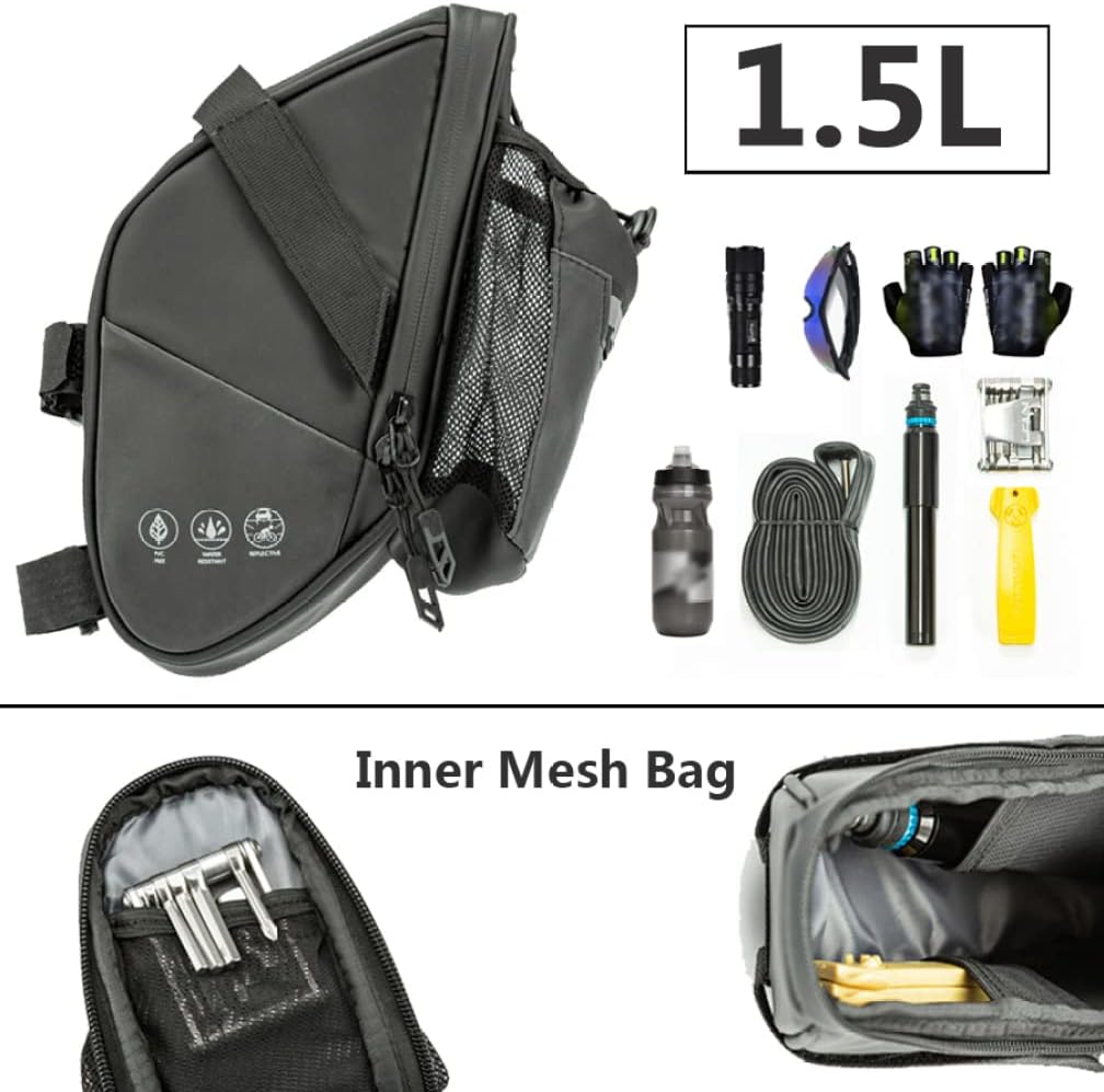 Rainproof Reflective Rear Seat Bicycle Saddle Bag V220817