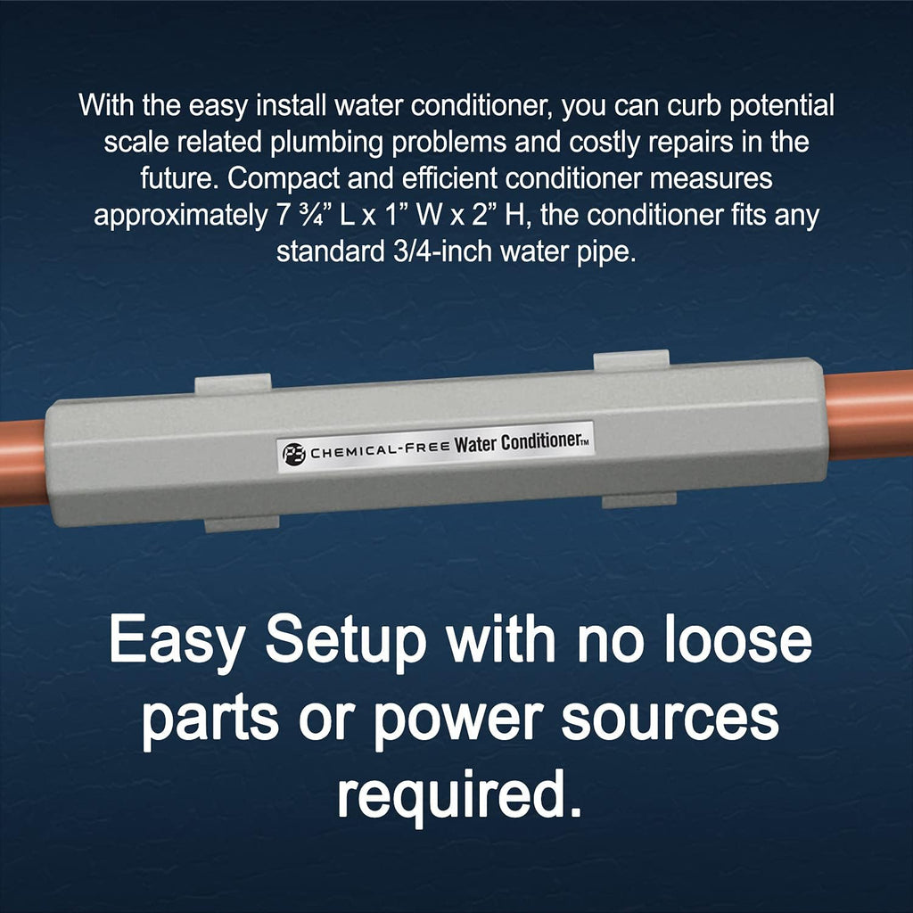 Chemical Free Water Conditioner for Standard 3/4-Inch Pipes S31572
