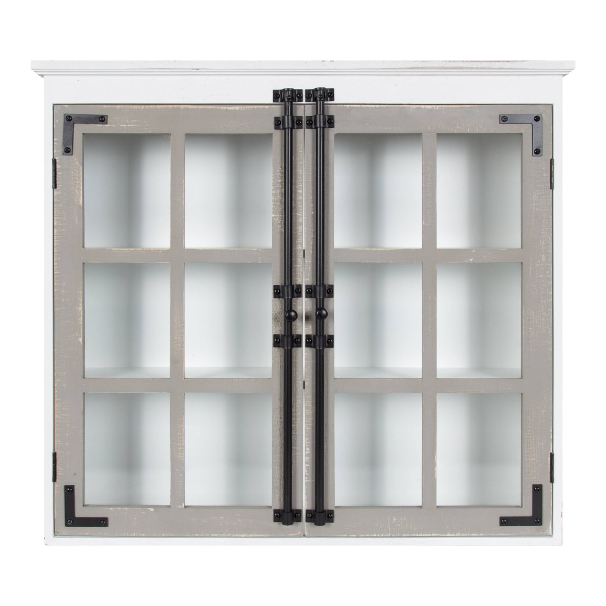Brown Decorative Wood Wall Cabinet H7193