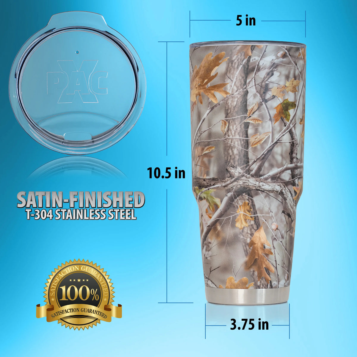 64oz Double Vacuum Wall Tumbler With Lid S52510