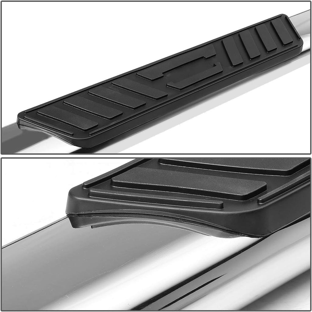 5 Inches Curved Side Step Nerf Bar Running Board Stainless Steel Polished Chrome P973