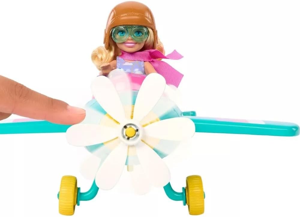 2-Seater Aircraft Playset with 7 Accessories V206485