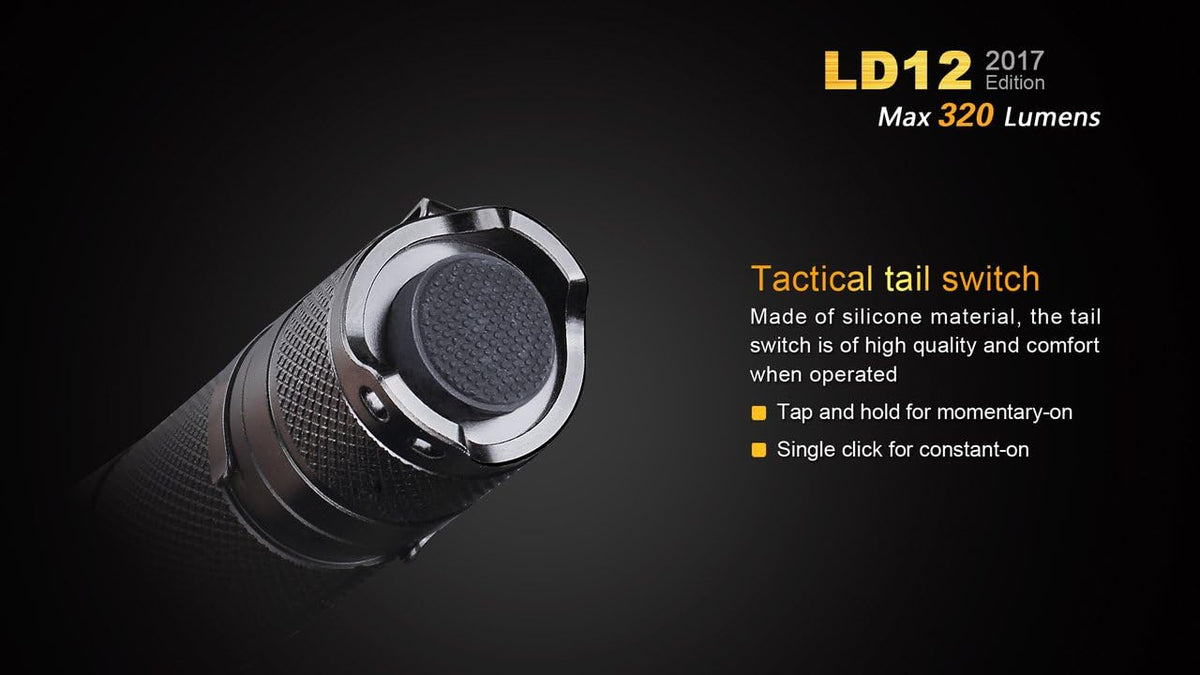 320 Lumen LED Tactical Flashlight I185