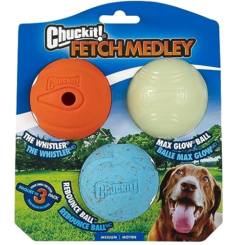 Medium (2.5 Inch) Pack of 3 Dog Ball Dog Toys F62504