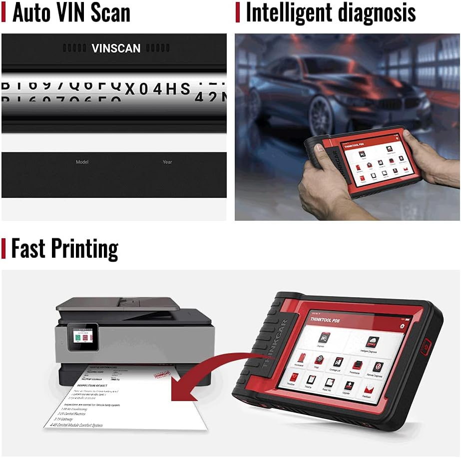 Bi-Directional Automotive Diagnostic Scanner with 34 Reset K5282