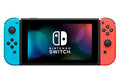 Black Nintendo Switch Game Console with Blue Red Joycon X578973