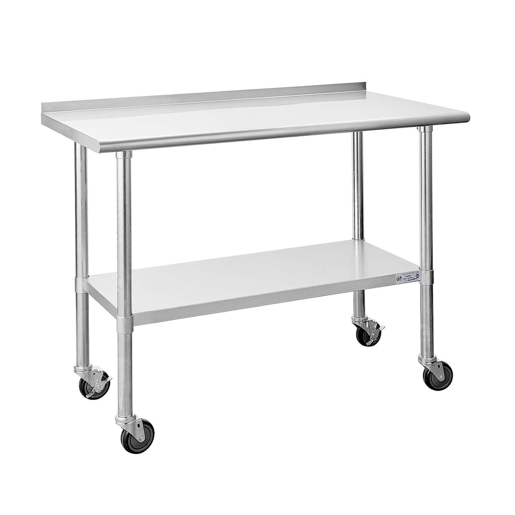 Stainless Steel Table with Caster Wheels T2382