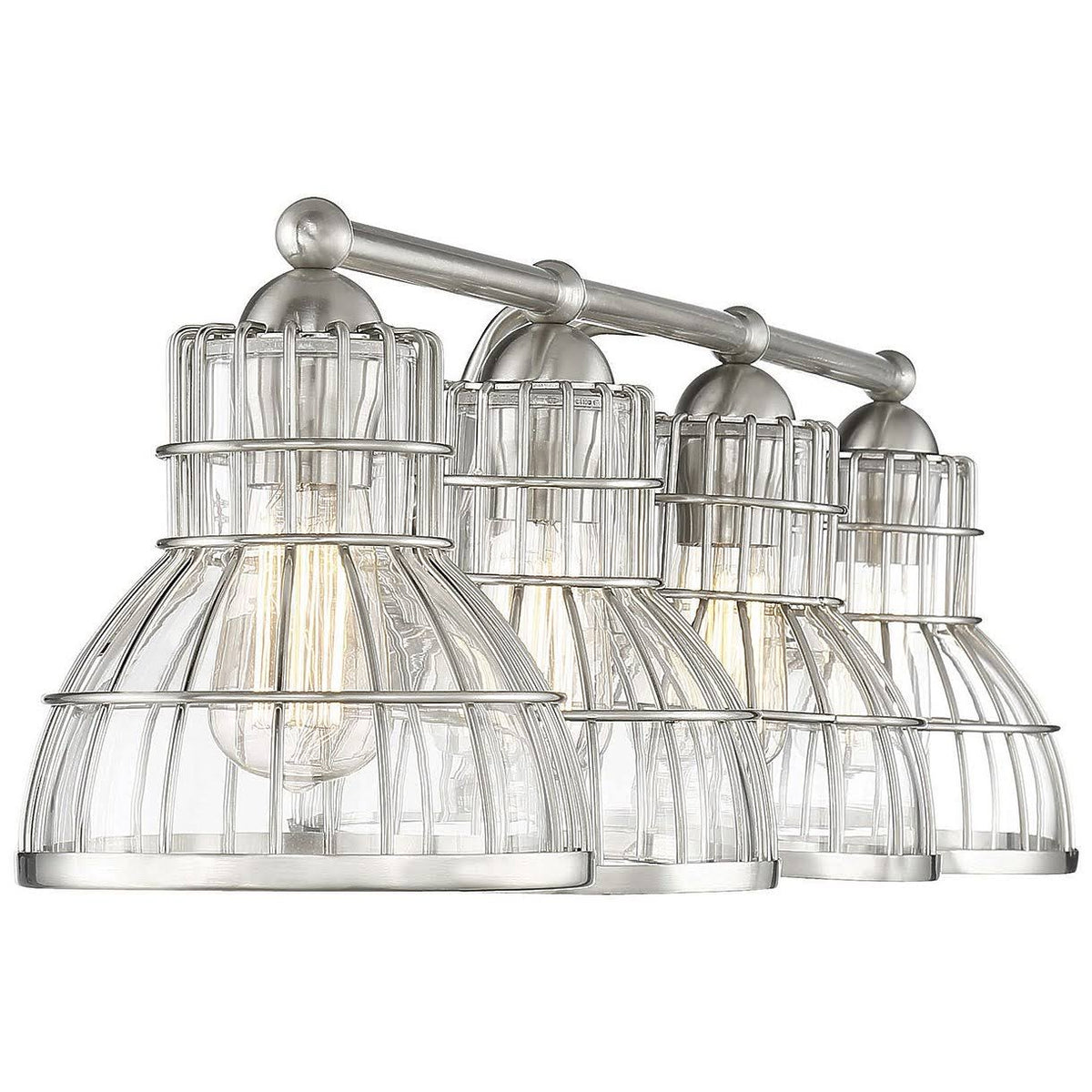4 Light Bath Bar, Satin Nickel U257595
