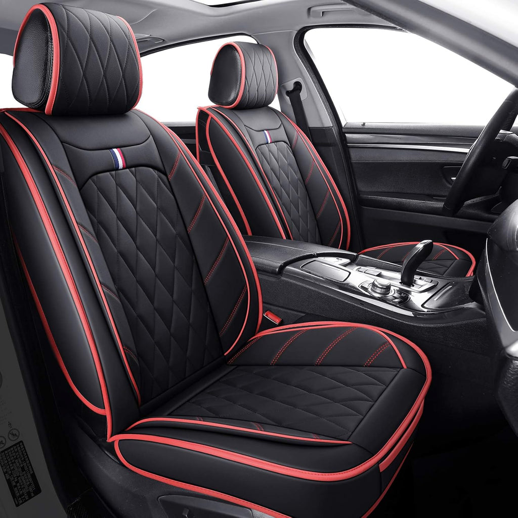 2 PCS Front Waterproof Leather Car Seat Covers A133410