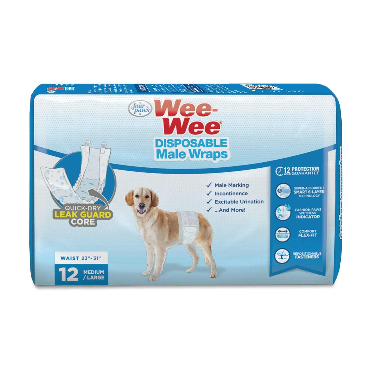 Disposable Male Dog Wraps G6934