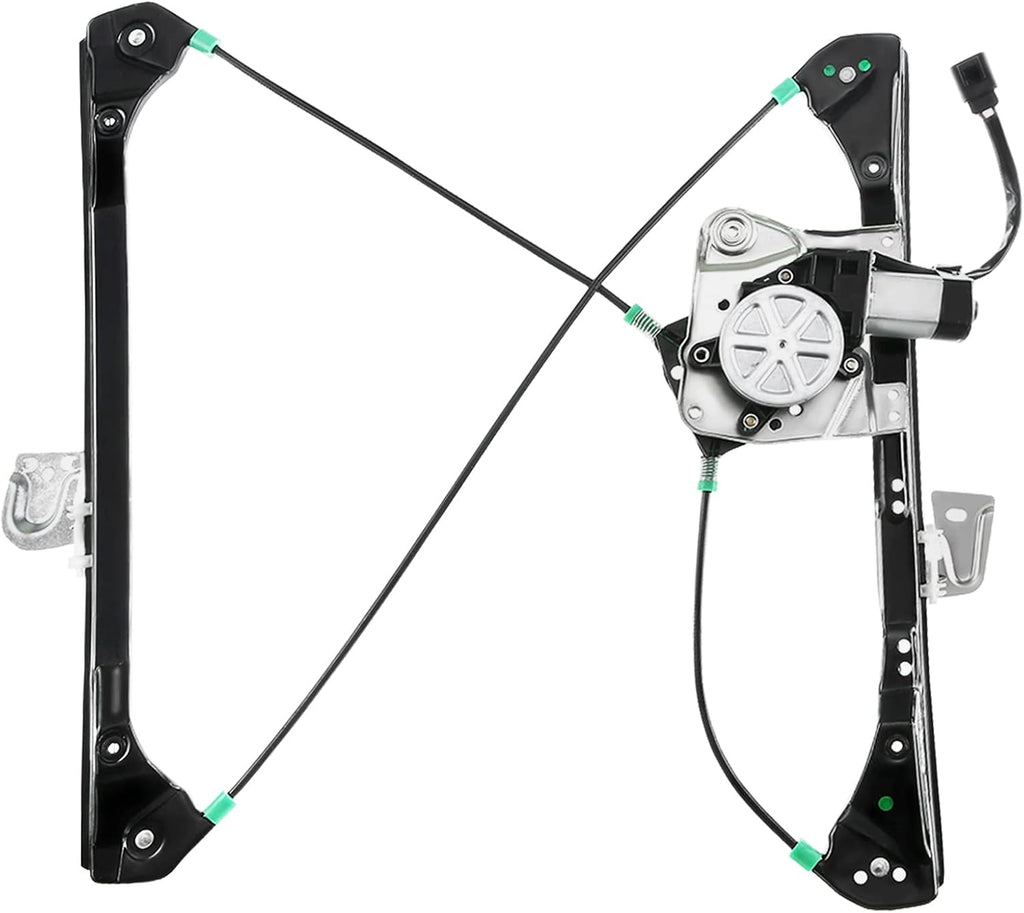 Power Window Regulator with Motor Front Driver Side 4-Door Pack of 2 C9316