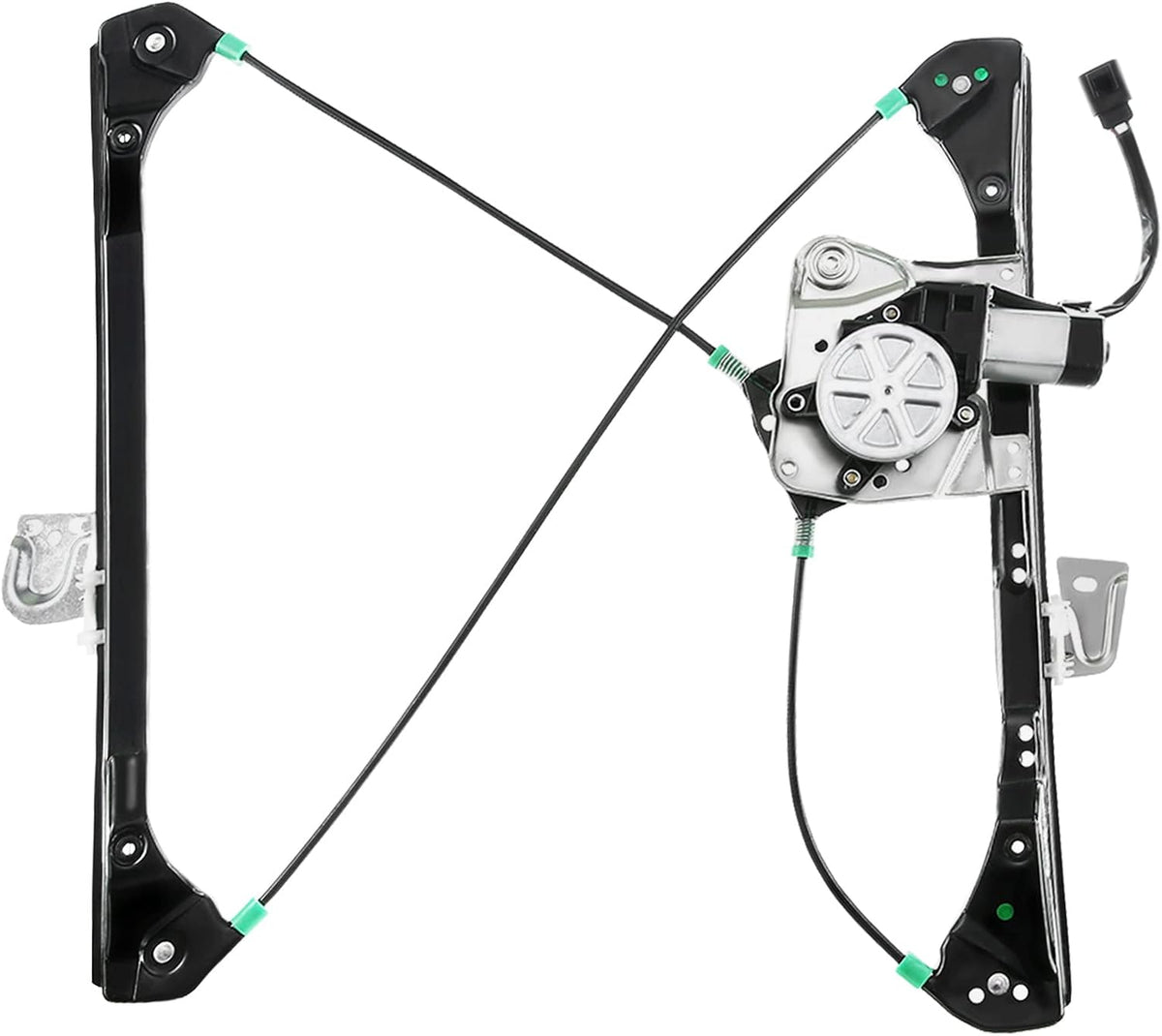 Power Window Regulator with Motor Front Driver Side 4-Door Pack of 2 C9316