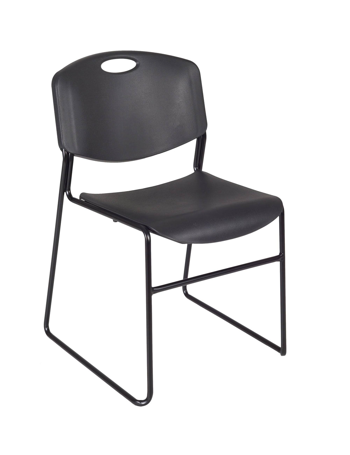 36x22 Round Breakroom Table with 4 Stack Chairs S543835