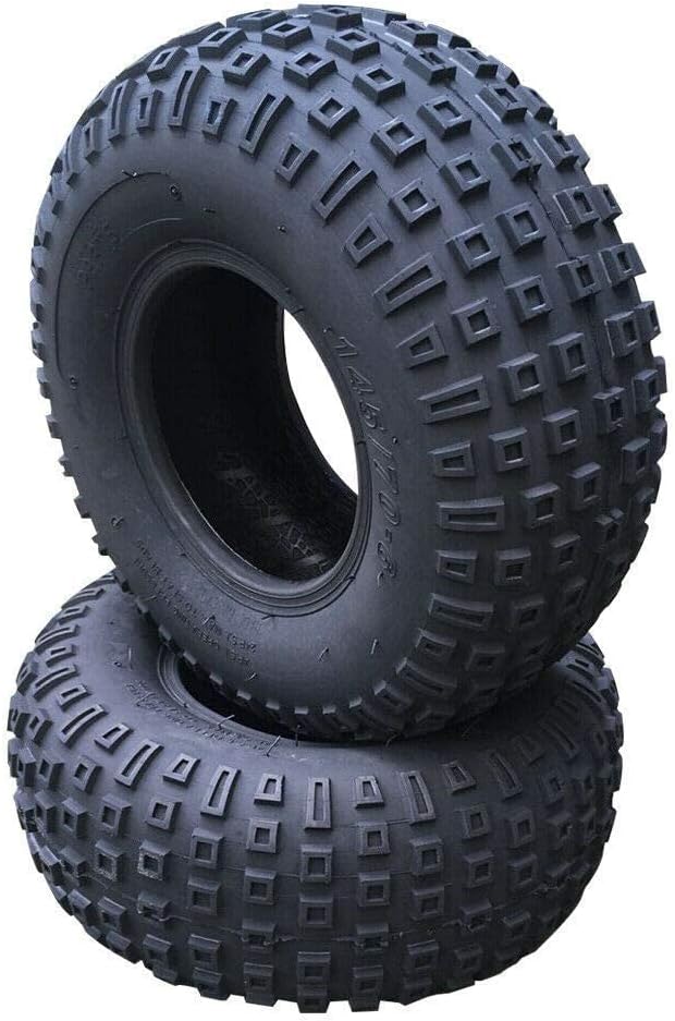 2pcs 145/70-6 ATV Sport Tires, 6-PLY Tubeless Pack of 2 Z880354