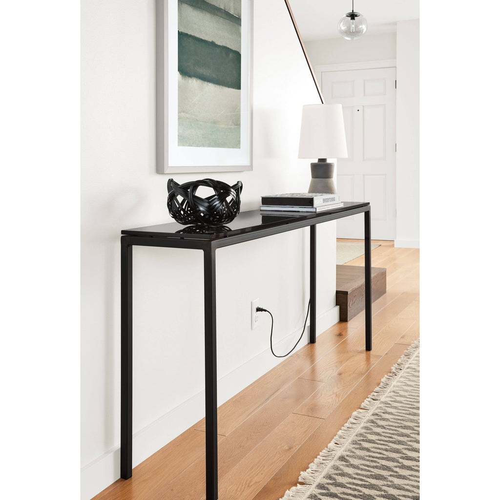 Walnut Console Table J245800