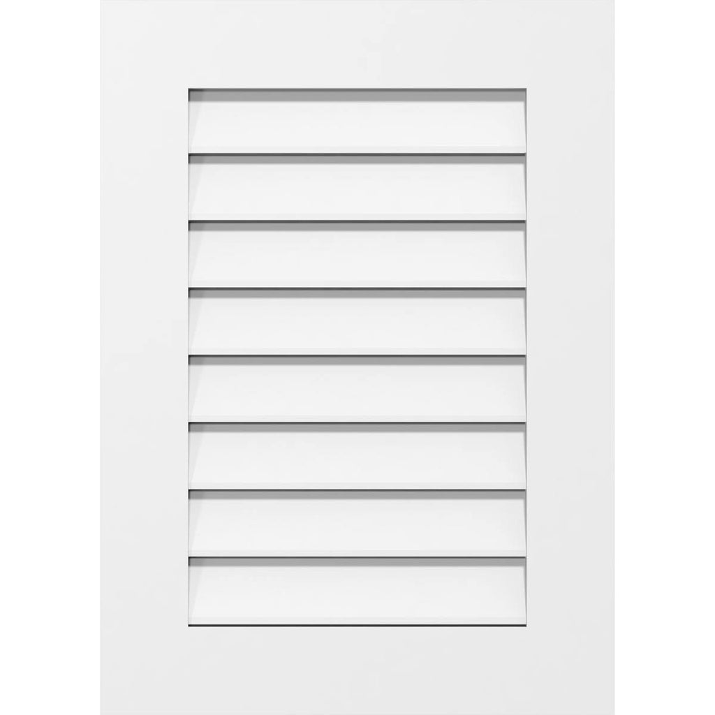 Vertical Surface Mount PVC Gable Vent N7890