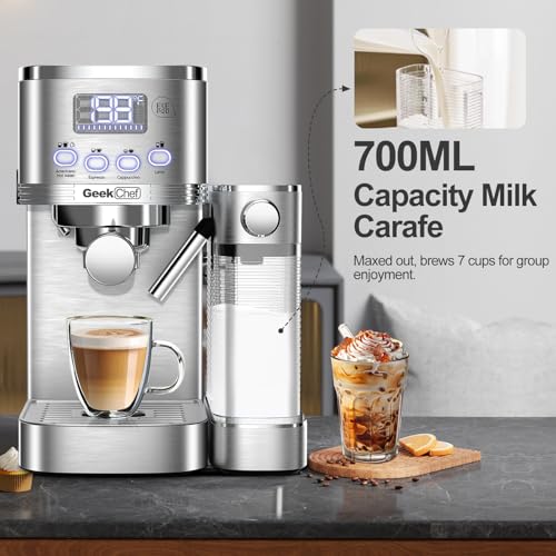 Espresso and Cappuccino Machine with Automatic Milk Frother S773955