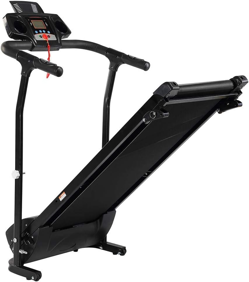 Folding Electric Treadmill with LCD Display A92370