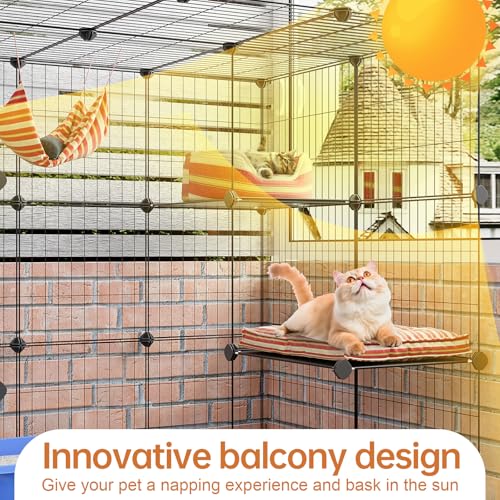 3-Tier Metal Wire Cat Cage Y205119