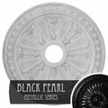 Hand-Painted Black Pearl Ceiling Medallion U36147