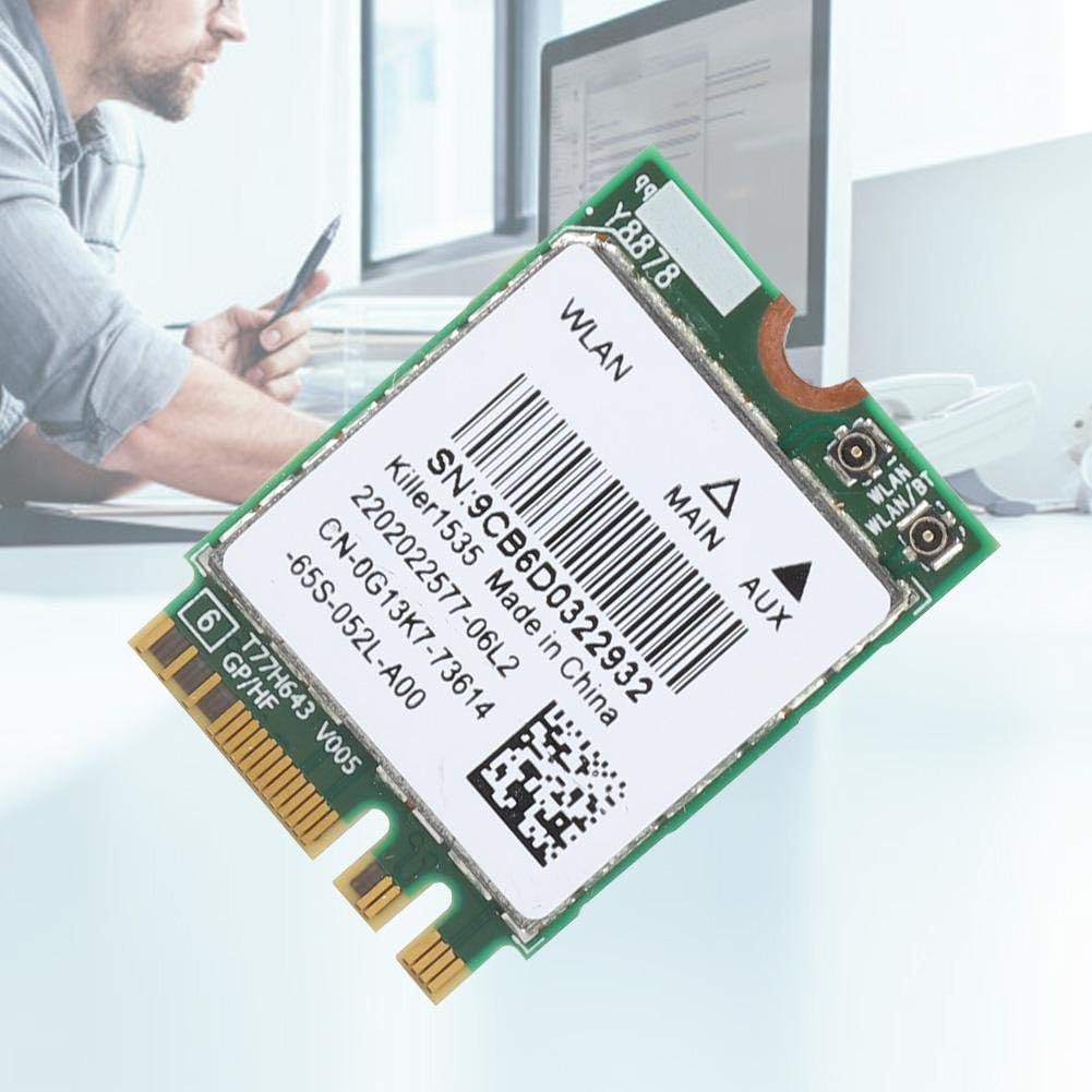 Bluetooth 4.1 Wireless Network Card 5G 867Mbps M.2 NGFF WiFi Adapter Pack of 2 O955