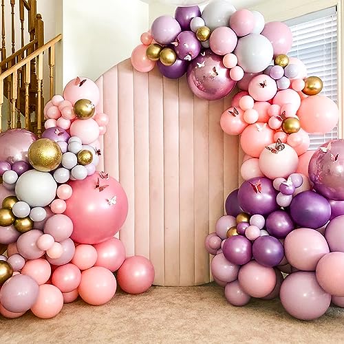 Gold Balloon Arch Kit 9.35FT & 6FT with Base G91281