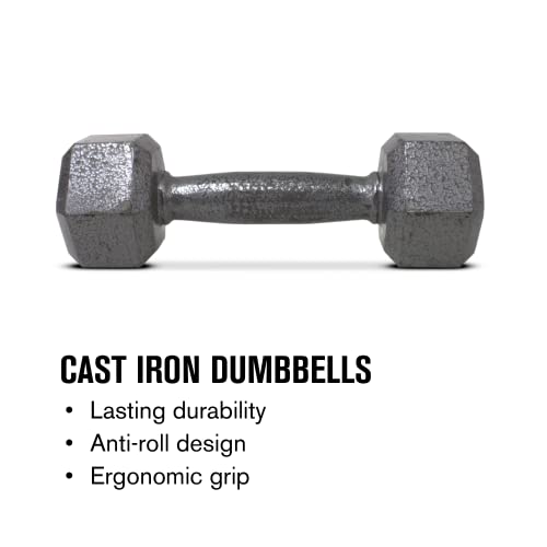 Cast Iron Hex Dumbbell I227347