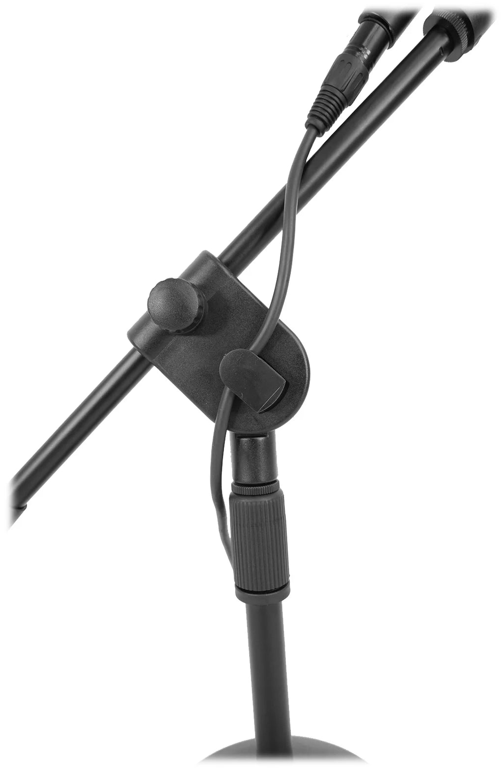4-Person Podcasting with Mixer Headphones Amp Stands H379