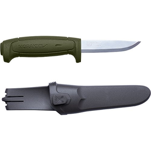 High Carbon Steel Fixed Blade Utility Knife with Combi-Sheath O62110