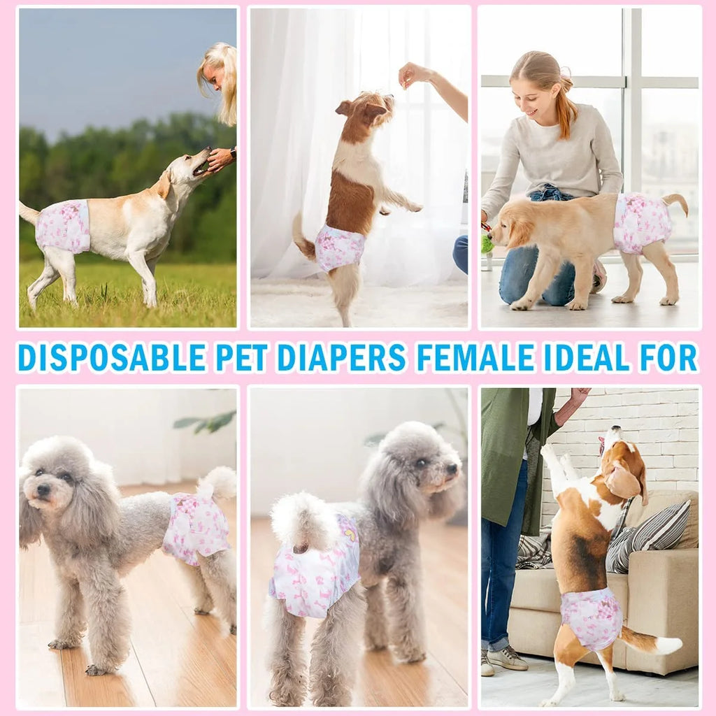 20pcs Super Absorbent Disposable Puppy Diapers O61930