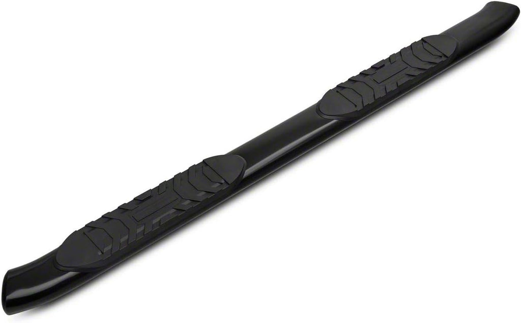 Black 5-Inch Oval Bent End Side Step Bars G31974