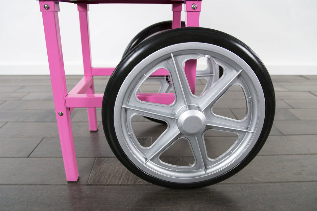 Pink Electric Cotton Candy Machine with Cart Stand M905