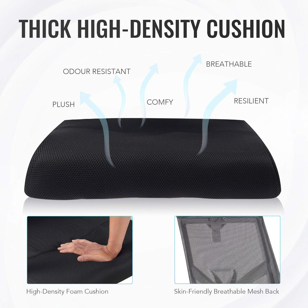 Black Ergonomic Mesh Office Chair with Lumbar Support M25982